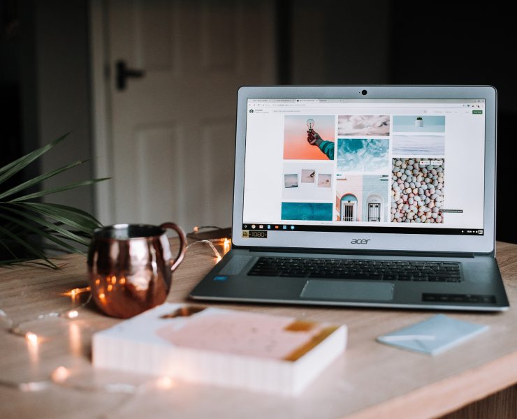 Aesthetic-shot-of-a-table-and-laptop